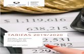 TARIFAS – 2019-2020Esta tarifa incluye , además de la tar ifa A, el coste de todo elpersonal técnico para realizar el servicio y la amortización de los equipos e infraestructura
