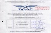 PROCEDIMIENTO DE ACEPTACION DEL CERTIFICADO DE TIPO (CT) · 2019-09-27 · diseno, cuando un interesado desee importar o realizar su solicitud para una aeronave, motor de aeronave