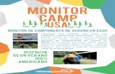 monitor Camp - El blog de Travelingua · (equitación, escalada, tenis, deportes de agua, guía de senderismo, camping, fotografía, cerámica, etc.) • Una actitud energética,
