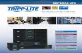 Energía confiable, eficiente, manejable y respaldo por bateríadakalancr.com/PDF/Catalogos/TRIPPLITE.pdf · de datos y tiempo muerto instalando un sistema UPS para regular la energía