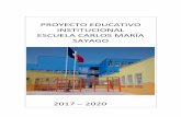 PROYECTO EDUCATIVO INSTITUCIONAL ESCUELA CARLOS … · Ministerio de Educación una parte, junto al Consejo Nacional de Educación, la Agencia de Calidad de la Educación y la Superintendencia