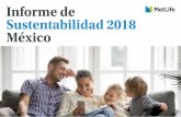 Informe de Sustentabilidad 2018 México · 7 sucursales y más de 400 puntos de atención en toda la República. NUESTRO ALCANCE. Tenemos más de 12 millones de asegurados*. NUESTRA