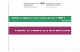 › contenidos › informacion › opcion01_innovacion... · Modelo Básico de Tramitación (MBT)MBT Familia Denuncias y Reclamaciones 4 de 22 Modelo Básico de Tramitación (MBT)
