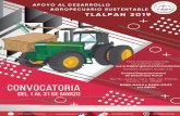 APOYO AL DESARROLLO AGROPECUARIO SUSTENTABLE …tlalpan.cdmx.gob.mx/.../Conv.-Desarrollo-Rural-Final-1.pdf · Desarrollo Agropecuario Sustentable Tlalpan 2019”, será emitido por