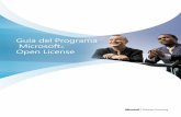 Guía del Programa Microsoft Open License - Con el programa Microsoft Open License para organizaciones de Beneficencia, las organizaciones sin fines de lucro elegibles pueden adquirir