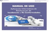 MANUAL DE USO - pasq.eu manual.pdf · como a su Seguridad derivado de la Atención compartida con la Atención Especializada. La repetición de algunas Incidencias, pueden poner de