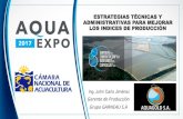 ESTRATEGIAS TÉCNICAS Y ADMINISTRATIVAS …aquaexpoguayaquil.cna-ecuador.com/wp-content/uploads/...IMPORTANCIA DE LAS ESTRATEGIAS TÉCNICAS Y ADMINISTRATIVAS • Se sustenta sobre