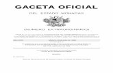 GACETA OFICIAL - Justia · 2010-05-26 · Página 2 Gaceta Oficial del Estado Monagas LA ASAMBLEA LEGISLATIVA DEL ESTADO MONAGAS DECRETA: La siguiente, Ley de Reforma Parcial de la