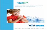 Sisteme de filtrare și tratare apă potabilă Filtration and ... · Sistem de filtrare şi tratare apă potabilă Filtr Система фильтрации и обработки