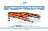 El Aprendizaje en Tercero de Primaria en México · 2019-01-16 · El Aprendizaje en Tercero de Primaria en México: Español, Matemáticas, Ciencias Naturales y Ciencias Sociales