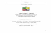 INFORME FINAL - Universidad de Chile · Comisión FID de Enseñanza Media Informe Final 3 PRESENTACIÓN El trabajo que se presenta en estas páginas es el informe parcial de la Comisión