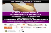 LLIGA TERRITORIAL DE GIMNÀSTICA RÍTMICA - NIVELL III i IVextra.girones.cat/ceg/doc/14.15/DossierRitmica... · 2015-03-27 · lliga territorial de gimnÀstica rÍtmica - nivell iii
