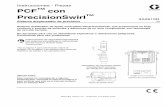 Instrucciones - Piezas PCF con PrecisionSwirl · Consulte la nota en la página 3 para verificar que este es el manual correcto ... Datos técnicos del conjunto del centro de control