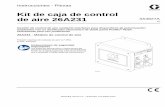 3A4827A, Kit de caja de control de aire 26A231, Español · Kit de caja de control de aire 26A231 Gestión de control de aire mediante interfaces para dispositivos de pulverización
