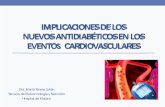 IMPLICACIONES DE LOS NUEVOS ANTIDIABÉTICOS EN LOS … · 2016-11-18 · IMPLICACIONES DE LOS NUEVOS ANTIDIABÉTICOS EN LOS EVENTOS CARDIOVASCULARES Dra. María Teresa Julián. Servicio