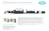 Informe técnico Prensa digital HP Indigo 6900 · Presentación de la prensa digital HP Indigo 6900. Diseñada a partir de la solución de impresión de banda estrecha líder del