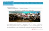 Premio y Encuentro “Chico Mendes 30 años: una memoria para ... · Resumen de la noticia (máximo 100 palabras) Participación y apoyo de la Cooperación Alemana - GIZ en el Encuentro