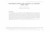 Identidades políticas del socialismo en Colombia. 1920 1925 · captaninmujopoblacionalydest modocoadyuvanlcomplejidadd lvideconØmicysociallforma-ciØndgrupossocialesqutienenun incidencia