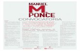 convocatoria CORREGIDA FMMP - Gob · 2014-11-26 · Composición “Manuel M. Ponce” Instituto Zacatecano de Cultura “Ramón López Velarde”, Lomas del Calvario 105,Col. Díaz