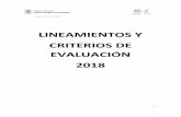 LINEAMIENTOS Y CRITERIOS DE EVALUACIÓN 2018cristoforocolombo.org.ar/wp-content/uploads/2018/03/2018-LINEAMIENTOS-Y... · (especialmente para la lengua extranjera) Evaluaciones más