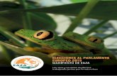 ELECCIONES AL PARLAMENTO EUROPEO 2019 MANIFIESTO DE … · individuales de animales y plantas así como la estabilidad de ecosistemas enteros. •de EAZA publican más de 1,000 artículos