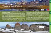 Torres del Paine · 2014-02-27 · Parque Nacional Torres del Paine La geología detrás de un espectacular paisaje Un ejemplo de granito El macizo Torres del Paine tiene un granito