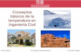 Física Clásica Conceptos de temperatura Dr. Emilio Vargas · 2017-03-22 · Física Clásica Conceptos de temperatura Dr. Emilio Vargas • Influencias sobre la resistencia a la