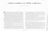 Cultura política en Chile MéxicoCultura política en Chile y México • 16 • LARISSA Entendemos la cultura como un lenguaje del comporta miento social compuesto por la "gramática"