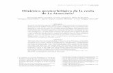 Dinámica geomorfológica de la costa - SciELO · través de la puesta en marcha de instrumen-tos de fomento al sector silvoagropecuario (Peña-Cortés et al., 2009). Esta situación,