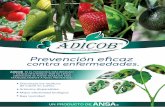 Ficha Tecnica Adicob Cobre 2018 - ANSA SAPI de CVansa.cc/docs/adicob.pdfde 7 días. SL 950-1050 l Fresa Mancha de la hoja (Mycosphaerella fragariae) 3.0-4.0 (1,650 - 2,600) Realizas