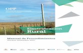Manual de Procedimientos Electrificación Rural · la exoneración. • Se priorizan los proyectos con mayor índice de conexiones por kilómetro, con menor índice de costo por kilómetro