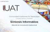 Presentación de PowerPoint - Universidad Autonoma de ...cecom.uat.edu.mx/si/si-06-05-2019-portales.pdf · permitirá a la casa de estudios contribuir en las estrategias nacionales