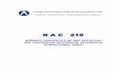 NORMAS GENERALES DE IMPLANTACION DEL SISTEMA DE … 219 - Implementacion del Sistema SMS.pdfUnidad Administrativa Especial de Aeronáutica Civil Oficina de Transporte Aéreo - Grupo
