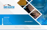 INFADEMinfadem.com/wp-content/uploads/2019/06/brochure_digital_2019.pdfcompromiso de brindar productos y servicios de calidad en el rubro de Metalmecánica. QUIENES SOMOS INFADEM,