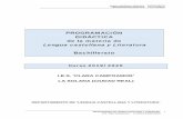 PROGRAMACIÓN DIDÁCTICA de la materia de Lengua castellana y Literatura Bachilleratoies-claracampoamor.centros.castillalamancha.es/sites/ies... · 2020-02-01 · DEPARTAMENTO DE