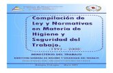 COMPILACION de ley y normativas en materia de higiene · 2018-12-03 · Compilación de Leyes y Normativas en Materia de Higiene y Seguridad del Trabajo REPÚBLICA DE NICARAGUA MINISTERIO
