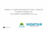 PERFIL Y COMPORTAMIENTO DEL TURISTA PUERTO MORELOS …sedeturqroo.gob.mx/ARCHIVOS/pturistas/2017/TURISTA... · porcentuales menos que en el mismo lapso de 2016. •55.9% de los turistas