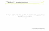 INFORME TRIMESTRAL DE AVANCES FINANCIEROS Y …procesos.finanzas.cdmx.gob.mx/ppeg/docs/equidadInfoTrim2_2011.pdf6 Informe Trimestral de Avances Financieros y Programáticos de Equidad