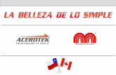RAPIDOS DE ARMAR - Acerotek · 2018-06-15 · EN BASE A ARCOS ESTRUCTURAS RIGIDAS RAPIDOS DE ARMAR RESISTENTES y. SUSTENTABLES. Chile (56) 95233- 6441 Canada (416) 230- 0585. Nuestro