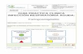 GUIA PRACTICA CLINICA INFECCIÓN RESPIRATORIA AGUDA ... Guía Faringoamigdalitis.pdf · Amigdalitis Faringitis Bronquitis estertores. Neumonía (Streptococcus rbi-mortalidad en este