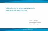 El poder de la masa exacta en la Elucidación Estructural · 2016-09-02 · El poder de la masa exacta en la Elucidación Estructural Jaume C. Morales ... Thermal Gradient Focusing