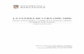 LA GUERRA DE CUBA (1895-1898)diposit.ub.edu/dspace/bitstream/2445/127670/1/TFG_Lagén...La Guerra de Cuba (1895-1898) supuso el final de la colonización española en América. En