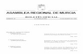 ASAMBLEA REGIONAL DE MURCIAhermes.asambleamurcia.es/documentos/pdfs/boar/Boar.03/...ASAMBLEA REGIONAL DE MURCIA BOLETÍN OFICIAL NÚMERO 38 III LEGISLATURA 12 DE MARZO DE 1992 C O