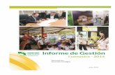 INFORME DE GESTIÓN SEMESTRAL 2012 · 2020-01-15 · sostenible de los sistemas agrarios basados en la unidad familiar campesina, comunal, indígena, cooperativa, pastoralista y pesquera.