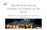 Reporte de las reservas Probables del Proyecto Las …...Reporte de las reservas Probables del Proyecto Las Tres Marias Reporte basado en los estudios realizados por la empresa Canasil
