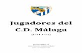 Jugadores del C.D. Málagafutbol.antoniourdiales.es/Libro - Jugadores CD Malaga.pdfQuien vive de verdad el futbol son los niños, quien no lo sepa es porque jamás han notado como