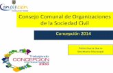 Consejo Comunal de Organizaciones de la Sociedad Civil · 2015-03-28 · pronunciarse; a mas tardar el 31 de marzo de cada año a solicitud del Consejo Comunal de Organizaciones de