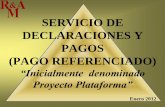 SERVICIO DE DECLARACIONES Y PAGOS (PAGO REFERENCIADO) · de complementarias, la normal se haya presentado a través de este mismo servicio). El llenado de las declaraciones de 2009