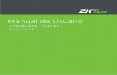 Manual de Usuario - ZKTeco Latinoamérica...el voltaje de entrada de 110V a 220V mediante el DIP switch como se muestra en la figura 2-4. ... El espacio para un solo torniquete debe