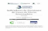 Indicadores de Emisiones de Gases de Efecto Invernadero · tanto, resulta importante identificar los indicadores que resulten representativos de las fuentes que mayor contribución